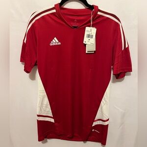 New Adidas Men’s Medium Red Condivo 22 Training Jersey Short Sleeve Soccer Shirt